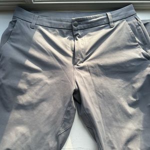 EUC Lululemon Men’s ABC Classic Fit pant light gray 34waist/32 length
